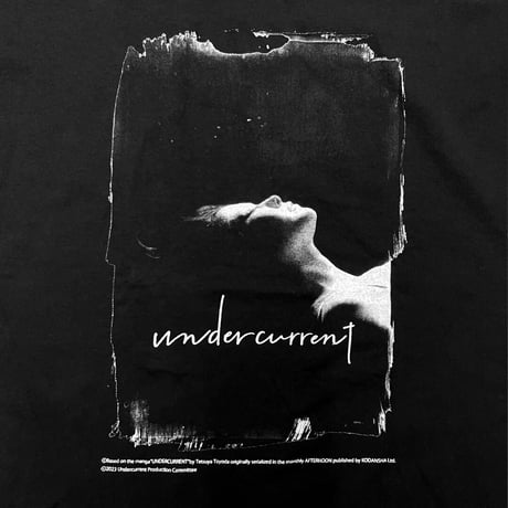 [アンダーカレント × weber] T shirt  (black)