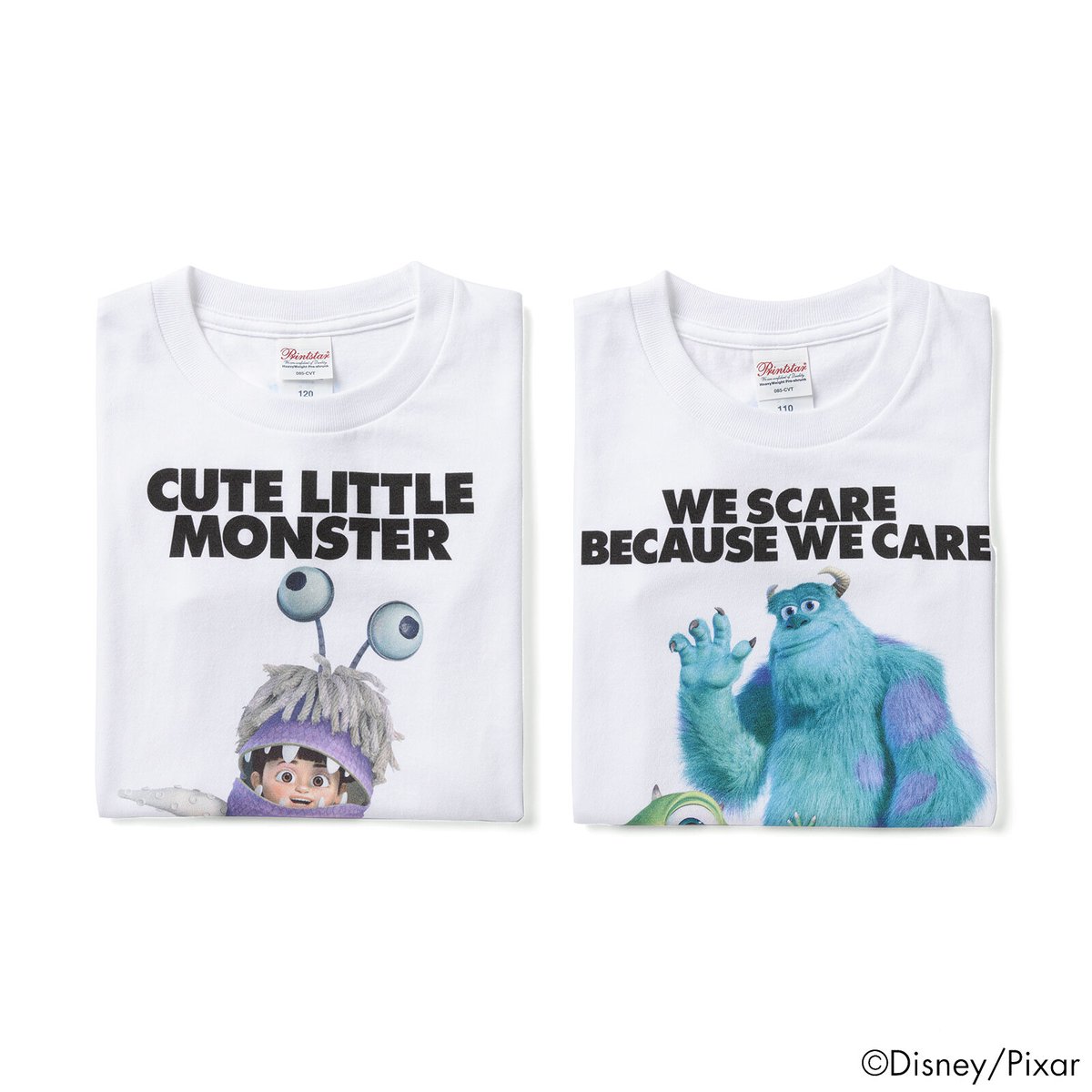モンスターズ・インク　サリー＆マイク　箔押し ワッペン モンスターズインク サリー&マイク | ワッペン