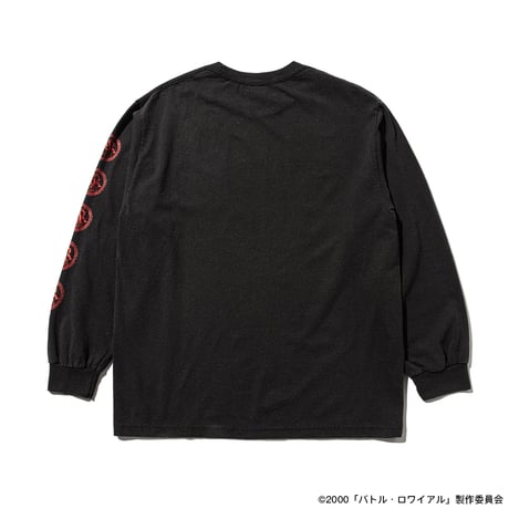 [Battle Royale × weber] long sleeve T shirt (message)