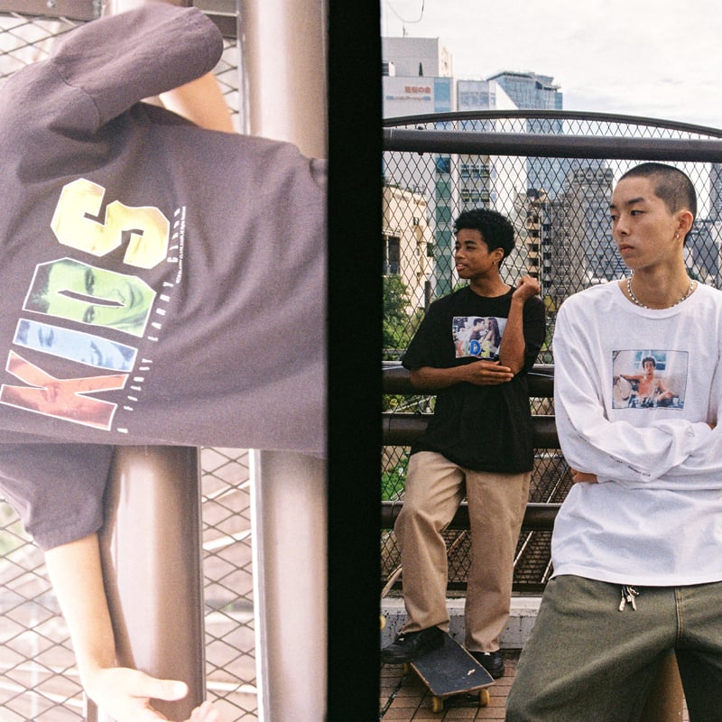 KIDS × weber] Long Sleeve T shirt | weber