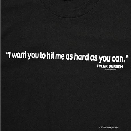 [Fight Club / weber] T shirt (TYLER DURDEN)