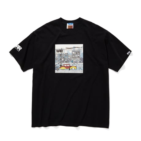 [WAR x CITY COUNTRY CITY x weber] T shirt (THE WORLD IS THE GHETTO)