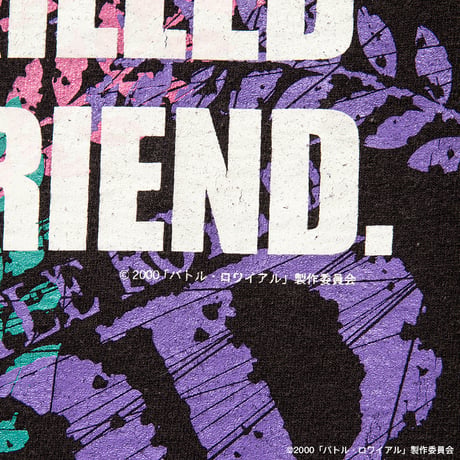 [Battle Royale × weber] long sleeve T shirt (multi)