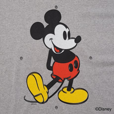 【weber / Disney collection】Mickey Mouse / proof printing tee (ringer)