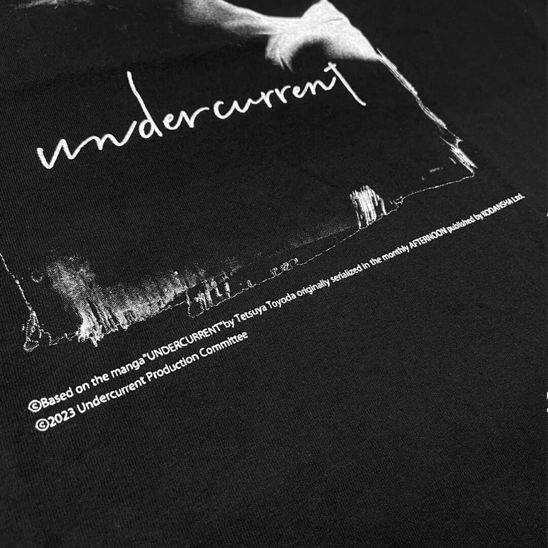 アンダーカレント × weber T shirt (black) アンダーカレント × weber] T shirt (black) | weber