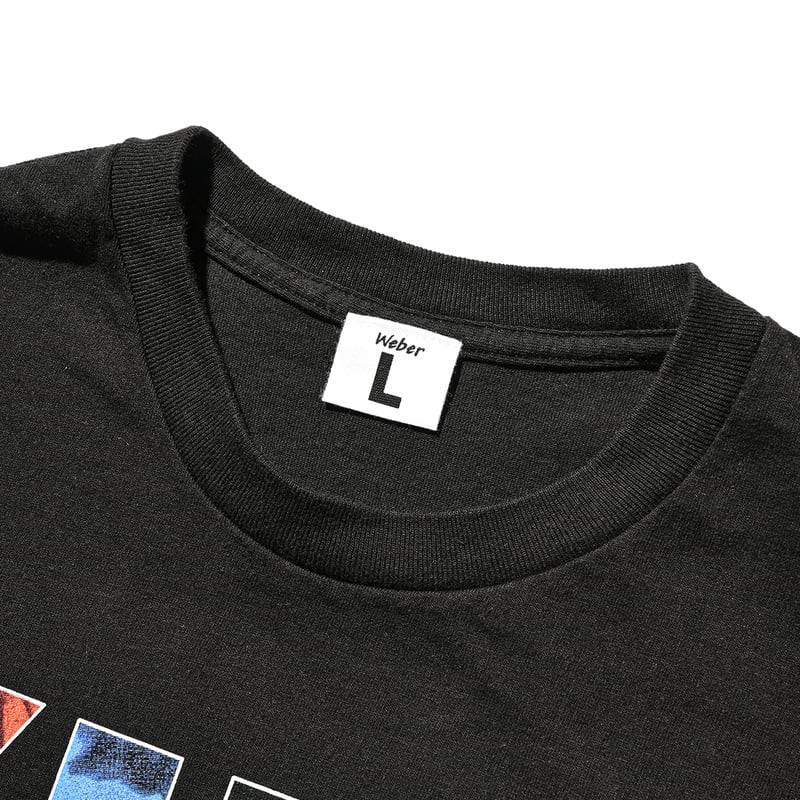 KIDS × weber] Logo T shirt (Black) | weber