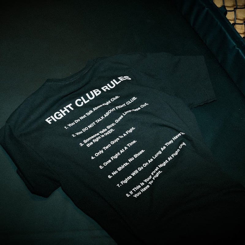 Fight Club / weber] T shirt (Rules) | weber