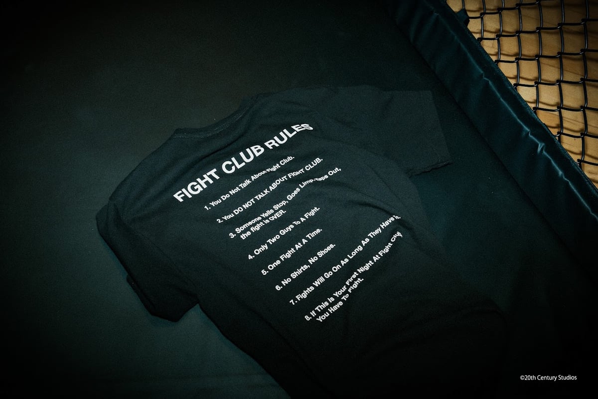 Weber Fight Club Tシャツ ブラック Lサイズ Fight Club / weber] T shirt (Rules) | weber