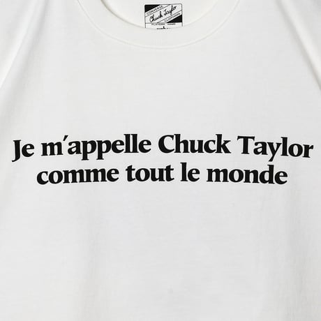 [CONVERSE CHUCK TAYLOR CLOTHING × weber] Printed T-shirt