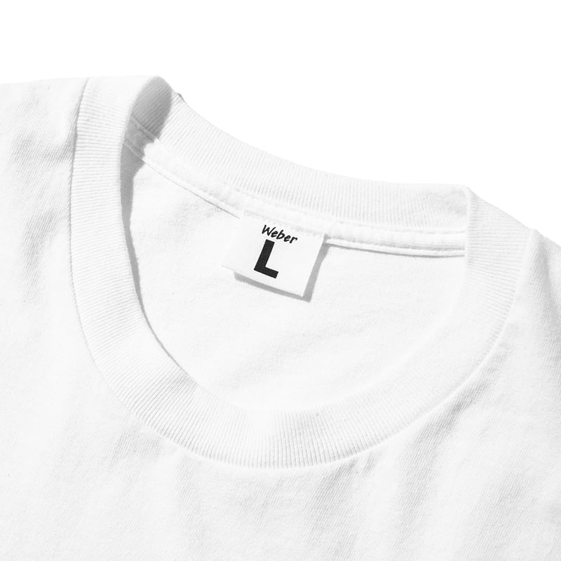 新品未開封・[KIDS × weber] Logo T shirt (白)XL