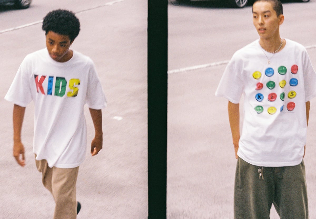 KIDS × weber] Logo T shirt (White) | weber