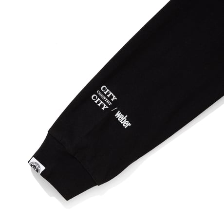 [WAR x CITY COUNTRY CITY x weber] long sleeve T shirt (THE WORLD IS THE GHETTO)