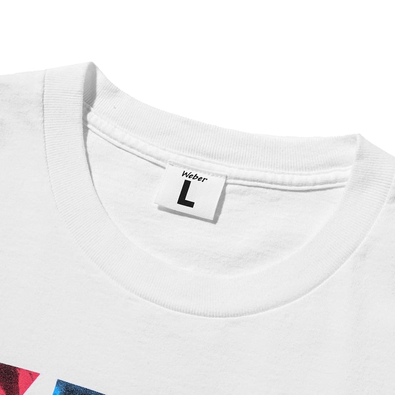 KIDS × weber] Logo T shirt (White) | weber