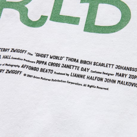 [Ghost World×weber]  T shirt (logo)
