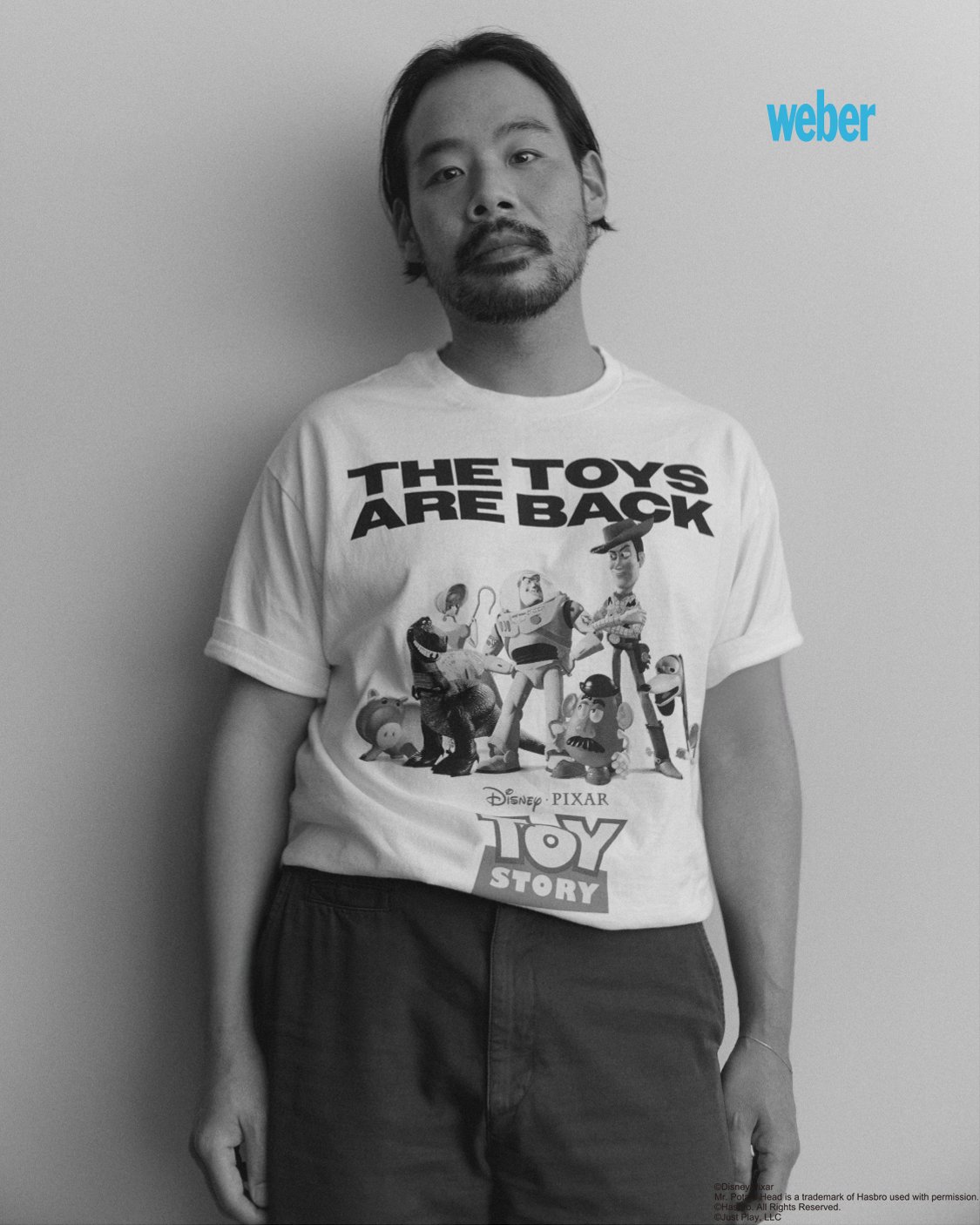 トップス weber TOY STORY 30th Packaged Tshirt M weber / TOY STORY 30th] Packaged T-shirt | weber