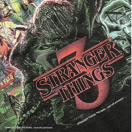 [Stranger Things × weber] T shirt with Special Box (Season 3)