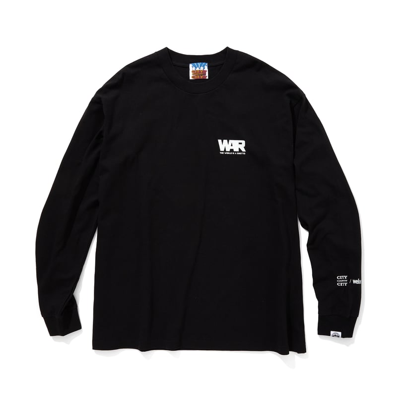 weber WAR CITY COUNTRY CITY 長袖 Tシャツ ロンT WAR x CITY COUNTRY CITY x weber] long sleeve T
