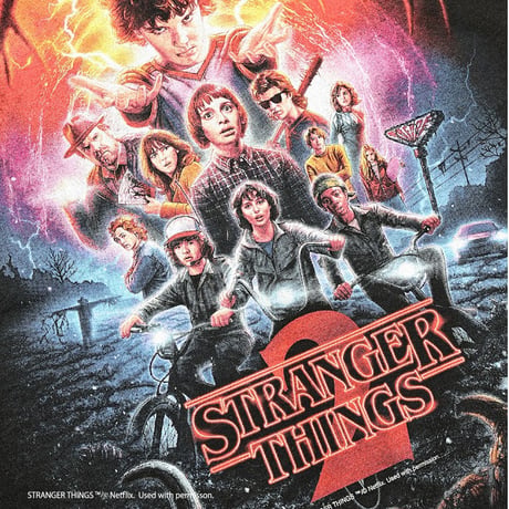 [Stranger Things × weber] T shirt with Special Box (Season 2)