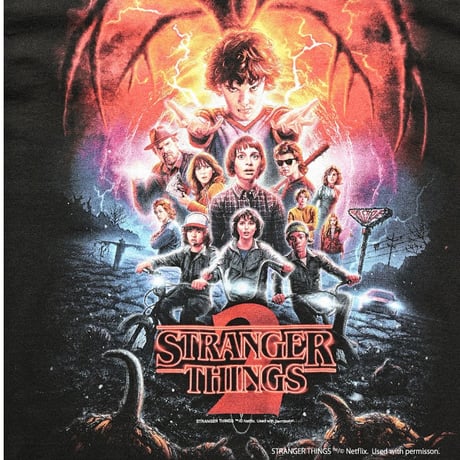 [Stranger Things × weber] T shirt with Special Box (Season 2)