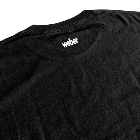 [アンダーカレント × weber] T shirt  (black)