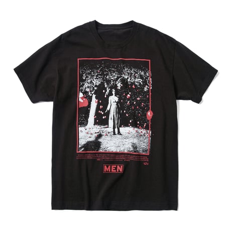 [MEN -同じ顔の男たち- × weber]  T shirt (black)