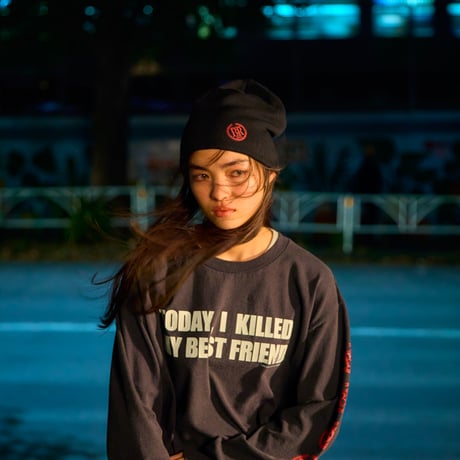 [Battle Royale × weber] long sleeve T shirt (message)