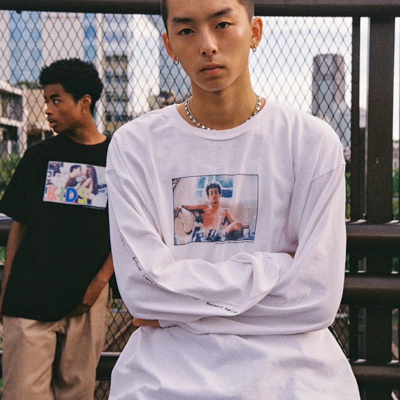 KIDS × weber] Long Sleeve T shirt | weber