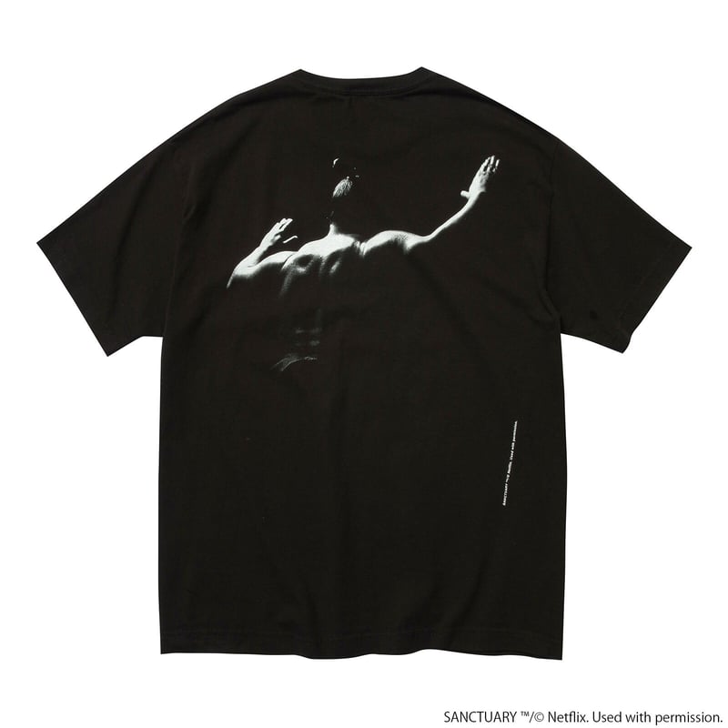 サンクチュアリ　聖域　tシャツ L weber Netflix Netflixシリーズ『サンクチュアリ -聖域-』×weber T shirt (black