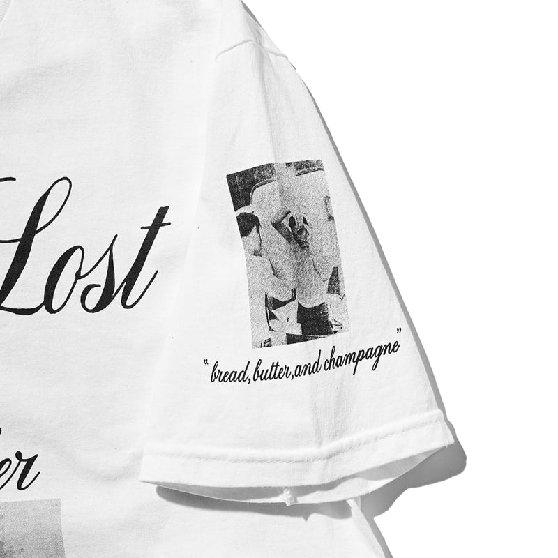 Let's get Lost × weber] T shirt (Monochrome) |