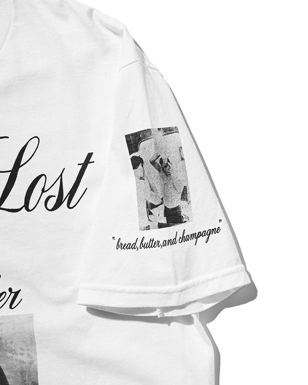 Let's get Lost × weber] T shirt (Monochrome) |