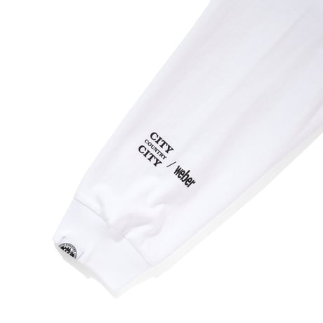 [WAR x CITY COUNTRY CITY x weber] long sleeve T shirt (THE WORLD IS THE GHETTO)
