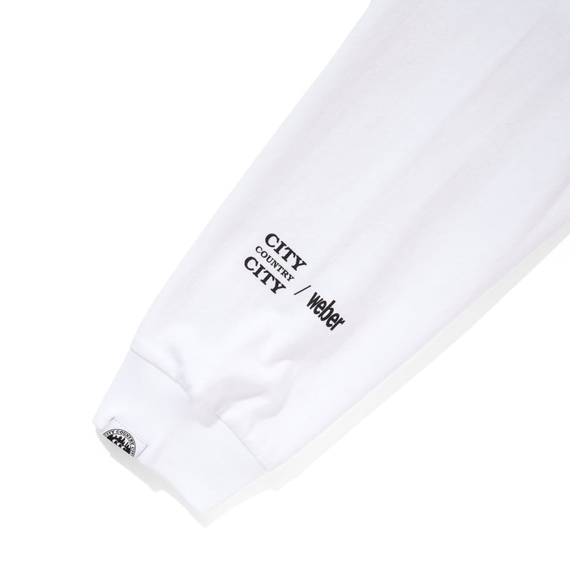 weber WAR CITY COUNTRY CITY 長袖 Tシャツ ロンT WAR x CITY COUNTRY CITY x weber] long sleeve T