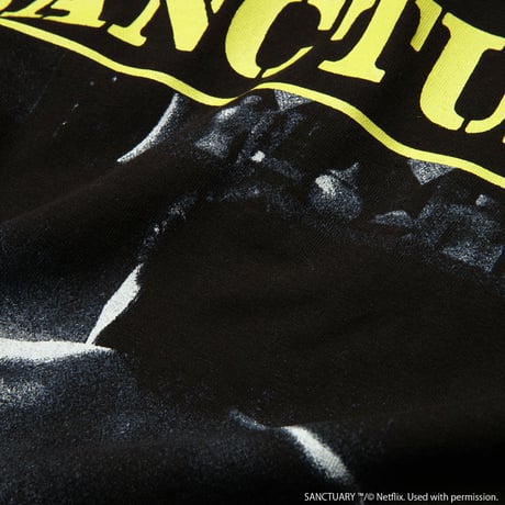 Netflixシリーズ『サンクチュアリ -聖域-』×weber] T shirt (black/yellow)