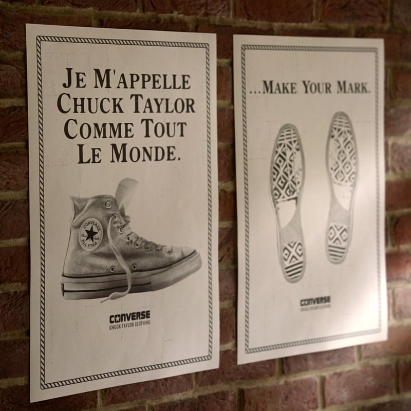 CONVERSE CHUCK TAYLOR CLOTHING × weber] Printe