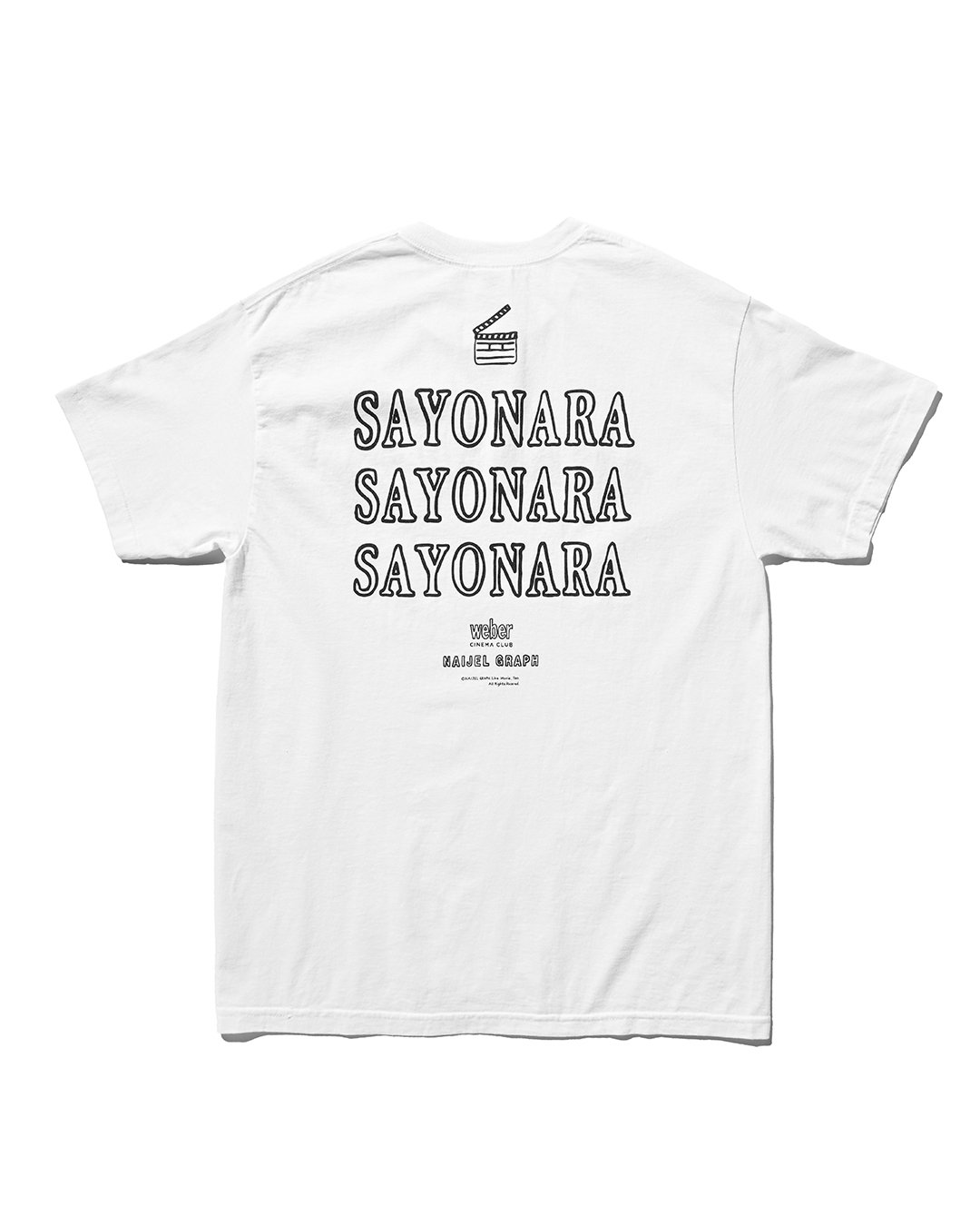 NAIJEL GRAPH × weber CINEMA CLUB 2nd film T shi