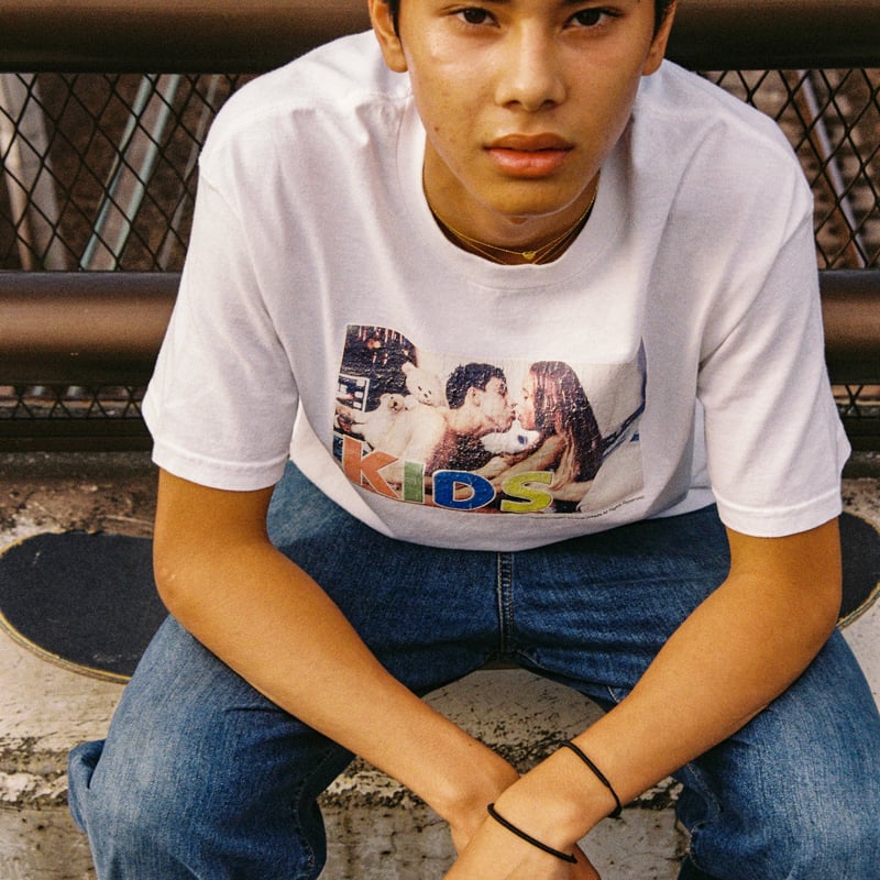KIDS × weber] Photo T shirt | weber