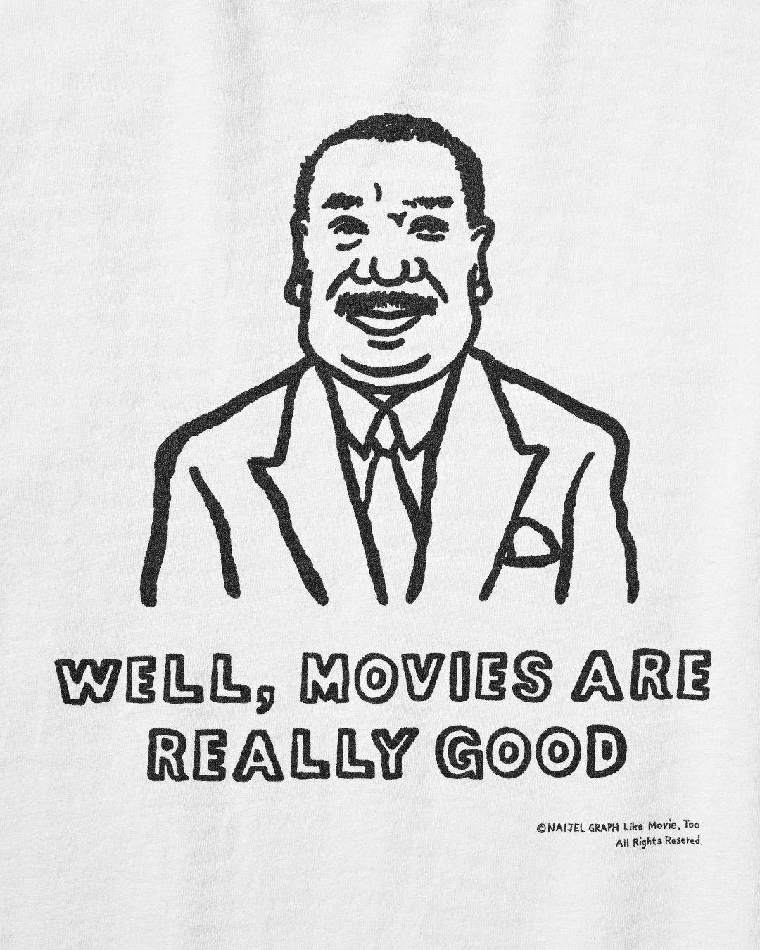 NAIJEL GRAPH × weber CINEMA CLUB T shirt (illus