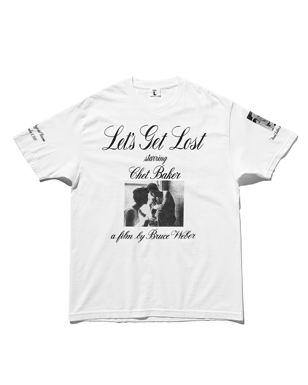 Let's get Lost × weber] T shirt (Monochrome) |
