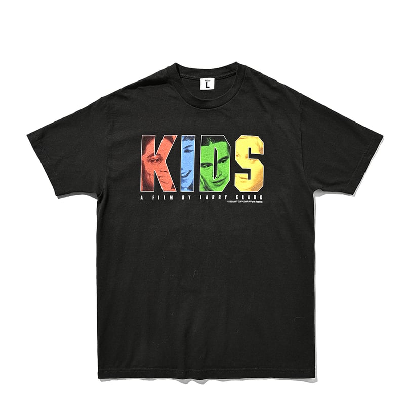 KIDS weber Tシャツ ロゴ 黒 XL Tee Larry Clark KIDS × weber] Logo T shirt (Black) | weber