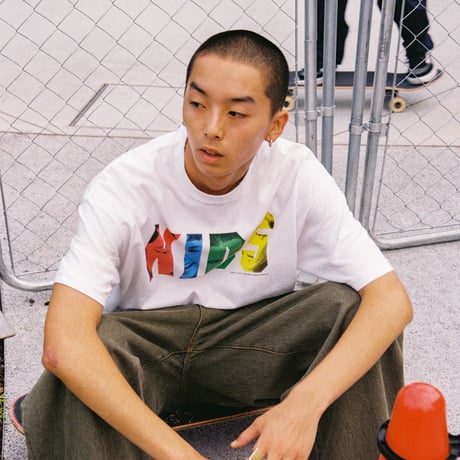 [KIDS × weber]  Logo T shirt (White)