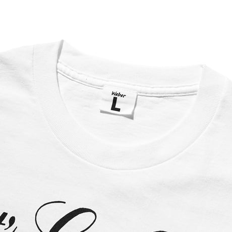[Let's get Lost × weber] T shirt (Monochrome)