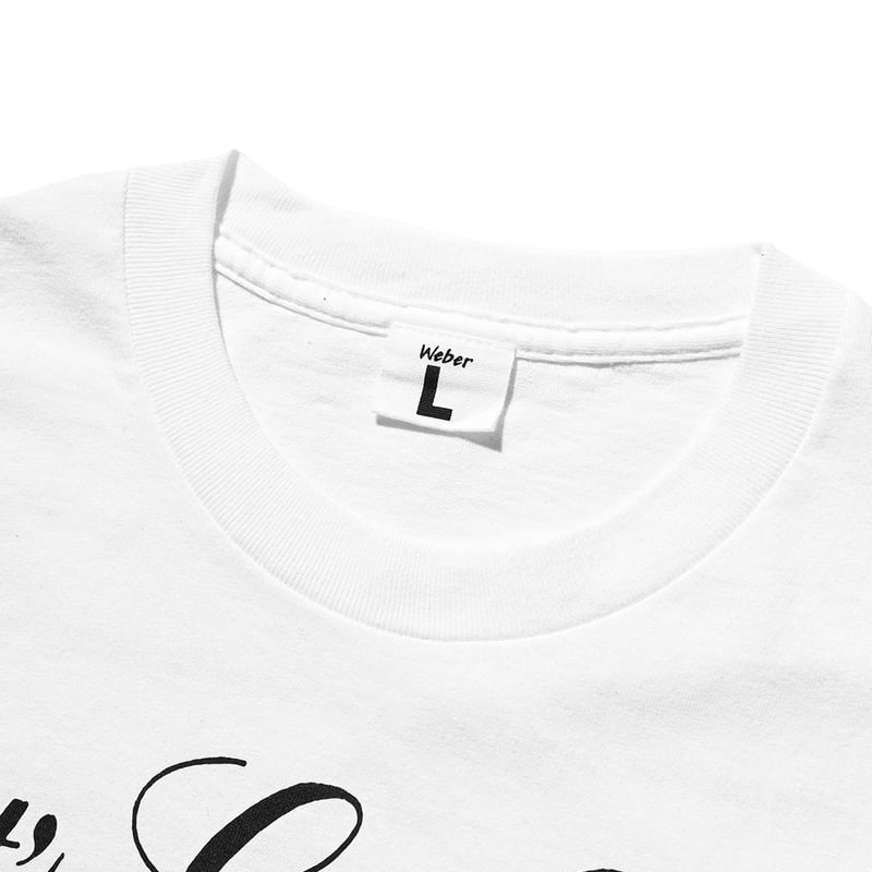 Let's get Lost × weber] T shirt (Monochrome) |