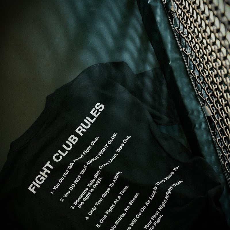 Fight Club / weber] T shirt (Rules) | weber