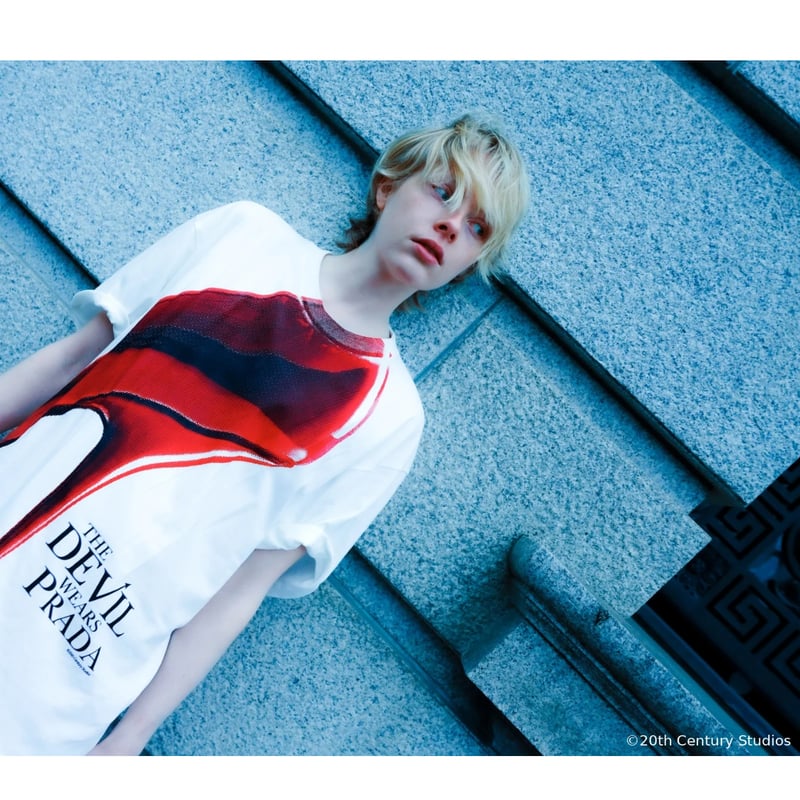 プラダを着た悪魔 weber Printed Tシャツ XL 中里凌也 プラダを着た悪魔 / weber] Printed by Ryoya Nakazato T