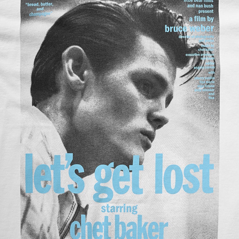 Let’s Get Lostレッツゲットロストポスター日本初公開時 80s Bruce weber 