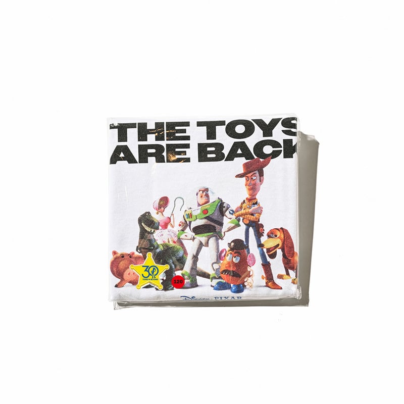 トップス weber TOY STORY 30th Packaged Tshirt M weber / TOY STORY 30th] Packaged T-shirt (for
