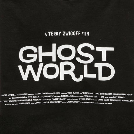 [Ghost World×weber]  T shirt (logo)