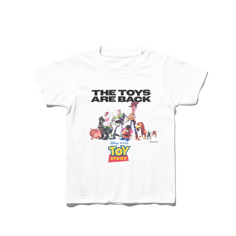 120cm ☆ Weber x Toy Story / Tee ☆ キッズ weber / TOY STORY 30th] Packaged T-shirt (for
