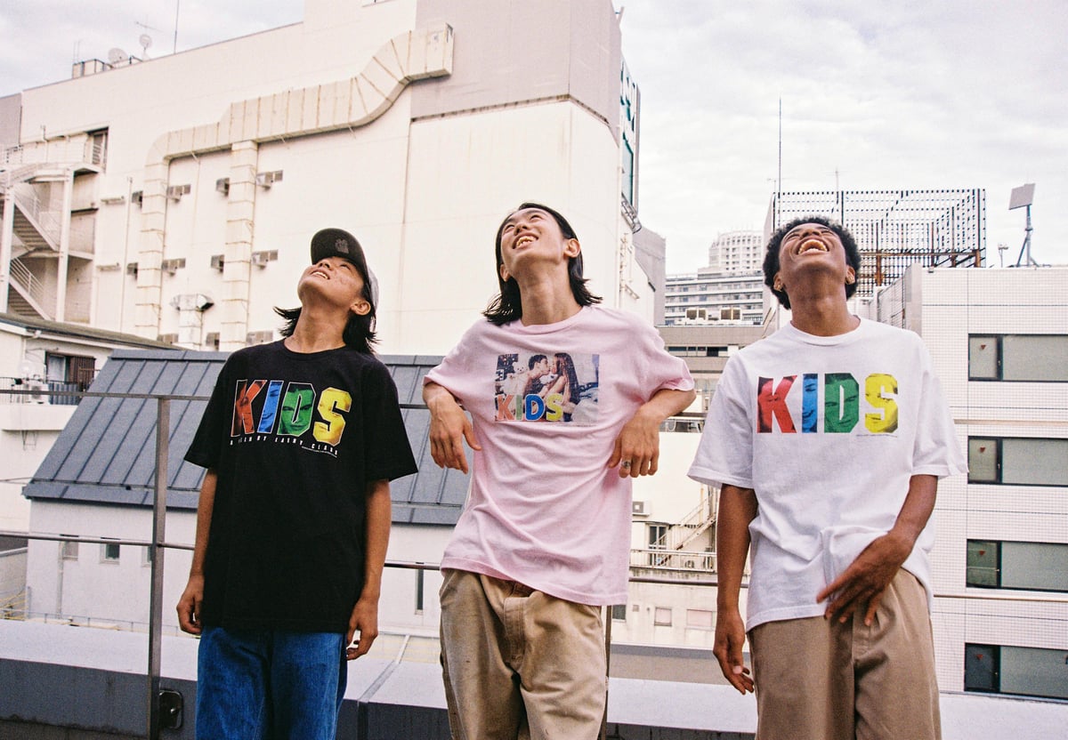 KIDS × weber Logo T shirt (White) weber