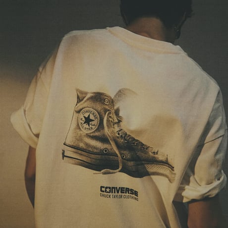 [CONVERSE CHUCK TAYLOR CLOTHING × weber] Printed T-shirt